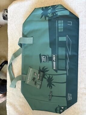 ⚡️ Trader Joe's Dusty Blue Tote Insulated Freezer Cooler Bag
